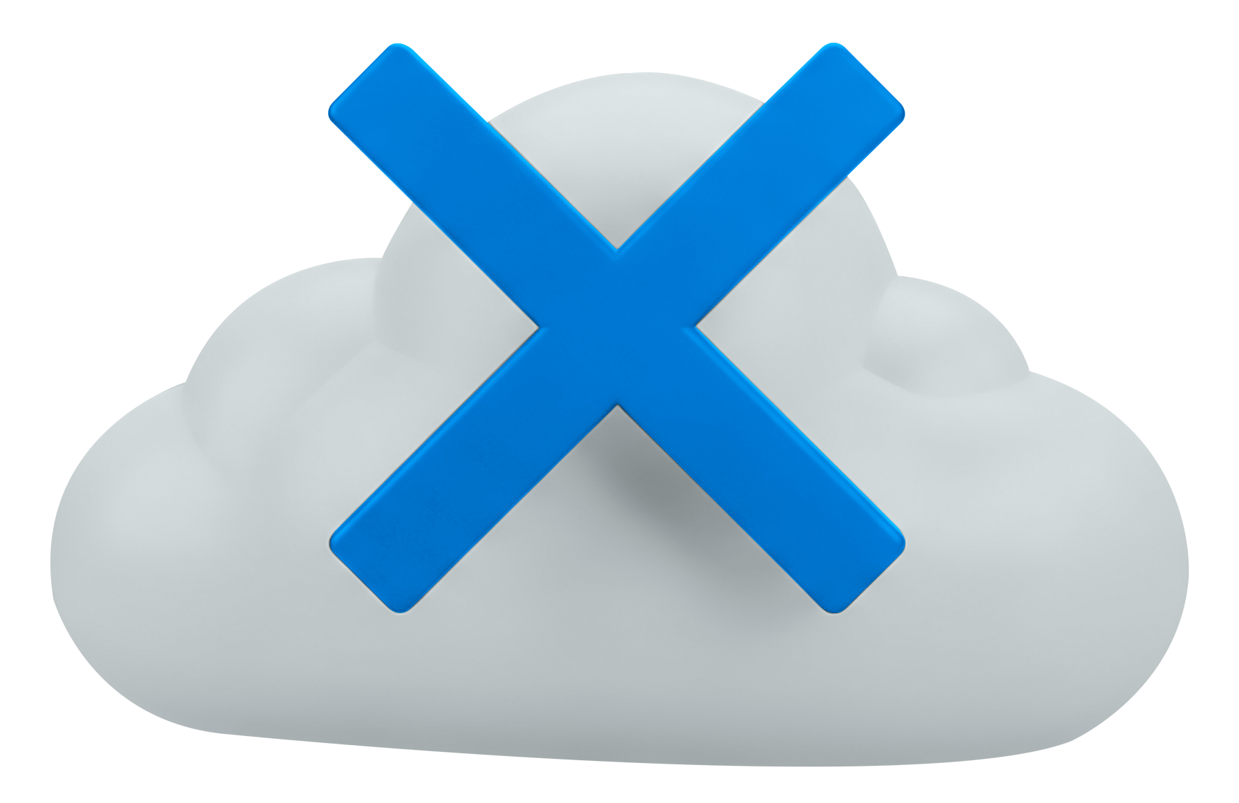 Ilustración: Desventajas de la nube frente a un servidor físico local.